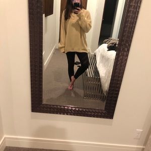Cute Oversized Pale Yellow Sweater